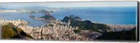 Aerial view of  Guanabara Bay, Rio De Janeiro, Brazil Fine Art Print