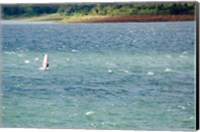 Wind surfer in a lake, Arenal Lake, Guanacaste, Costa Rica Fine Art Print