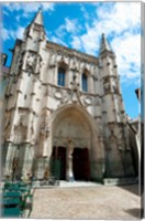 Facade of a church, Place Saint Pierre, Avignon, Vaucluse, Provence-Alpes-Cote d'Azur, France Fine Art Print