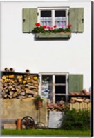 Farmhouse, Lenggries, Bavaria, Germany Fine Art Print