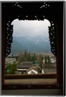 Old town viewed from North Gate, Dali, Yunnan Province, China Fine Art Print