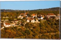 Overview of L'Hospitalet village, Rocamadour, Lot, Midi-Pyrenees, France Fine Art Print
