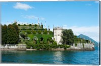 Formal Garden on the South end of Isola Bella, Stresa, Borromean Islands, Lake Maggiore, Piedmont, Italy Fine Art Print