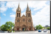 Facade of a cathedral, St. Peter's Cathedral, Adelaide, South Australia, Australia Fine Art Print