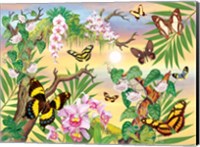 Butterflies Up IN The Canopy Fine Art Print
