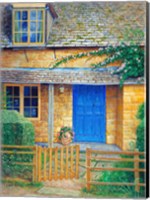 The Blue Door Fine Art Print