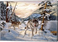 Winter Hunt Fine Art Print