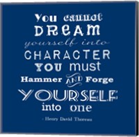 Character quote Fine Art Print