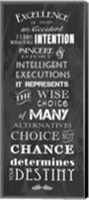 Excellence is Never an Accident Fine Art Print