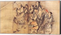 Painting of the Nineteen Iimmortals III Fine Art Print