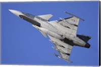 Hungarian Air Force Saab JAS-39C Gripen fighter plane Fine Art Print