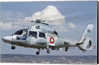 Eurocopter AS-565MB Panther prepares for landing Fine Art Print