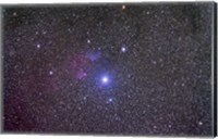 IC 59 and IC 62 faint reflection nebulae near Gamma Cassiopeia Fine Art Print