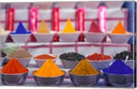 Colorful Spices in the Market, Egypt Fine Art Print