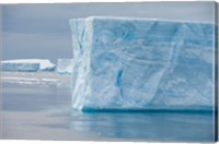 Antarctica, Antarctic Sound. Tabular icebergs. Fine Art Print