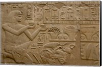 Egypt, Luxor, Luxor Temple, Hieroglyphics Fine Art Print