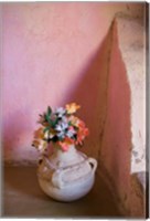 Flowers and Room Detail in Dessert House (Chez Julia), Merzouga, Tafilalt, Morocco Fine Art Print