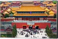 Forbidden City North Gate, Gate of Divine Might, Beijing, China Fine Art Print