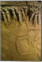 Court eunuchs, terra cotta warriors, excavation, China Fine Art Print