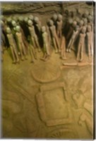 Court eunuchs, terra cotta warriors, excavation, China Fine Art Print
