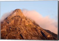 Africa; Malawi; Mt Mulanje; Thuchila; View of rock peak Fine Art Print