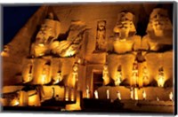 Egypt, Abu Simbel, Greater Temple of Ramses II, Columns Fine Art Print