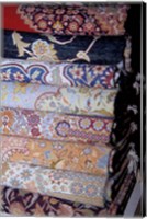 Fine Wool Carpets at El Sultan Carpet School, Cairo, Egypt Fine Art Print