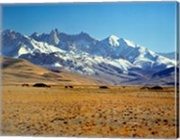 Afghanistan, Bamian Valley, Mountains, Kuchi camp Fine Art Print