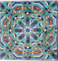 Hassan II Mosque Mosaic, Casablanca Fine Art Print