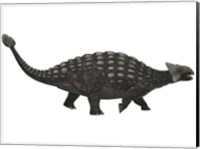 Ankylosaurus, an armored dinosaur from the Cretaceous Period Fine Art Print
