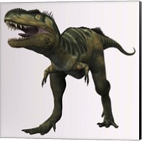 Bistahieversor sealeyi dinosaur of the Cretaceous Period Fine Art Print