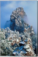 Landscape of Mt Huangshan (Yellow Mountain), China Fine Art Print