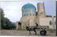 Masjid Sabz, the Green  Mosque in Balkh, Afghanistan Fine Art Print