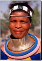 Portrait of Ndembelle Woman, South Africa Fine Art Print