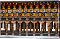 Prayer Wheels, Thimphu, Bhutan Fine Art Print