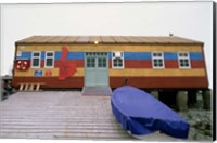 Science Base at Ukraine Outpost 'Akademic Vernadky', Antarctic Peninsula Fine Art Print