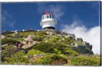 South Africa, Cape Town, Lighthouse on Cape Peninsula Fine Art Print