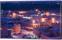 Night View of Town, Tinerhir, Morocco Fine Art Print