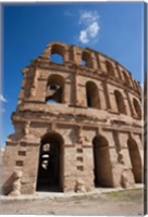 Tunisia, El Jem, Colosseum, Ancient Architecture Fine Art Print