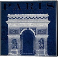 Blueprint Arc de Triomphe Fine Art Print