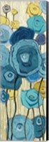 Lemongrass in Blue Panel I Fine Art Print