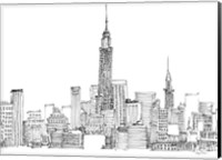 New York Skyline Crop Fine Art Print