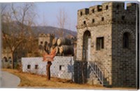 Entrance to Huaxia Winery Wine Cellar, Beijing, China Fine Art Print