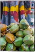 Pile of Coconuts, Bangalore, India Fine Art Print