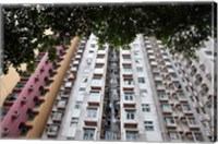 Apartments, Hong Kong, China Fine Art Print