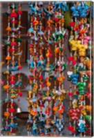 Colorful souvenirs, Pushkar, Rajasthan, India. Fine Art Print