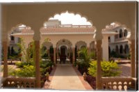Hotel Kiran Villa Palace, Bharatpur, Rajasthan, India. Fine Art Print