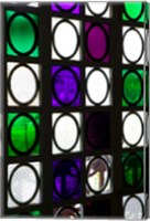 Stained Glass Windows of 17th Century Braganca House, India Fine Art Print
