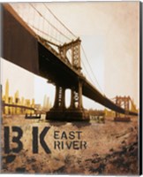 East River & Manhattan Bridge Fine Art Print