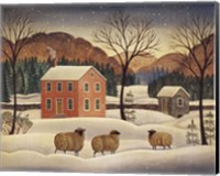 Winter Sheep II Fine Art Print